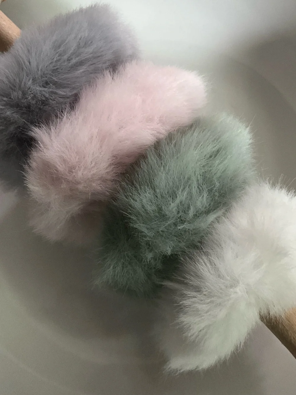 Fluffy Faux Fur Hair Scrunchies